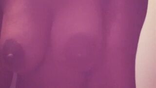 Black mother i'd like to fuck playing with her titts