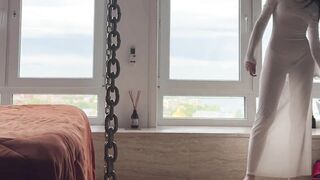 hawt cleaning lady - clean home - flawless transparent costume