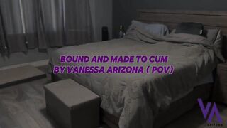 Fastened and Made to Cum by Muscle mother I'd like to fuck Vanessa Arizona - POV