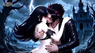 Emo Hotty Tied by Vampire Lord - SADOMASOCHISM Monster Comics 1