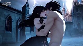 Emo Hotty Tied by Vampire Lord - SADOMASOCHISM Monster Comics 1