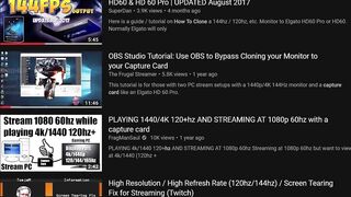 How to stream 1440p 144hz OUT OF Screen Tearing - Elgato 4k60 Pro Setup