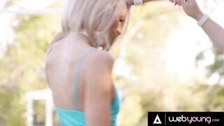 Besties Emma Hix & Skylar Snow Turn Prom Night Heartbreak Into Gorgeous Lovemaking By The Pool