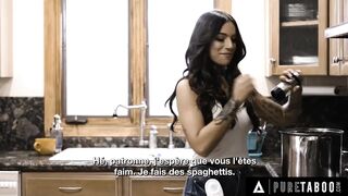 PURE TABOO A Wife Manipulated To Join Three-some With Her Hubby & The Hot Nanny - FRENCH SUBTITLES