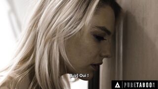 PURE TABOO A Wife Manipulated To Join Three-some With Her Hubby & The Hot Nanny - FRENCH SUBTITLES