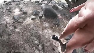 Massive Day In nature's garb Hiking Swimming & Screwing