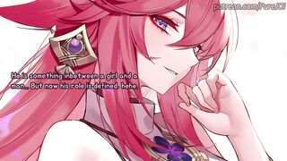 Peculiar feminization training with your girlfriend Yae Miko (Femdom JOI)