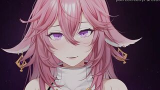 Peculiar feminization training with your girlfriend Yae Miko (Femdom JOI)