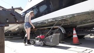 Broken Lawnmower