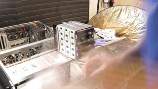 SERVER CATCHES FIRE - $15 Server Rack Adventures Vlog #two