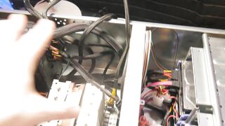 SERVER CATCHES FIRE - $15 Server Rack Adventures Vlog #two