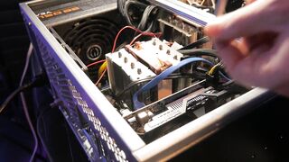 SERVER CATCHES FIRE - $15 Server Rack Adventures Vlog #two