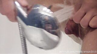 LARGE CLITORIS ERECTION - MASTURBATION IN BATHS
