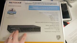 $15 Server Rack Adventures - Part 1 (VLOG) - Netgear 24-port Switch