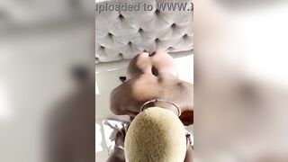 Black Floozy Mani Muse Sucking Ramrod All Over Miami Hotel Room Early Morning