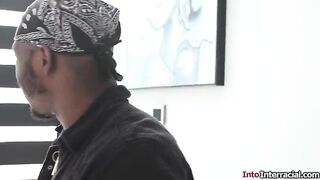 My god that ebony cock of yours is biggest