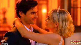 Newlywed Pair Does Smth Forbidden: Cumming in the Twat of a Concupiscent Blond [AI Generated]