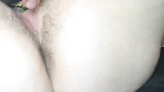 Slow mo- up close and personal with Megan babes right cunt and dark hole