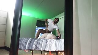 BBC Jungle bunny gives Backshots for a hr to a Large ass white gal that babe strugglin (two/two)