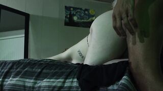 BBC Jungle bunny gives Backshots for a hr to a Large ass white gal that babe strugglin (two/two)