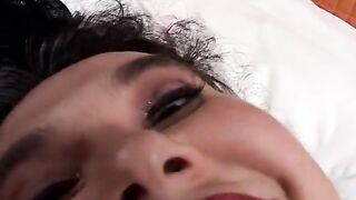 Plump brunette hair enjoys solo sex
