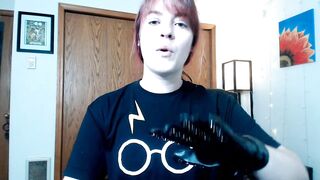 Spiked SADOMASOCHISM Leather Vampire Gloves