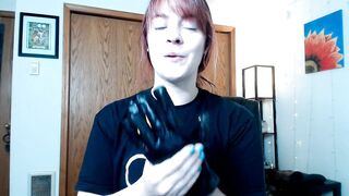 Spiked SADOMASOCHISM Leather Vampire Gloves