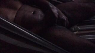 Sloppy Jerking off in Hammock: Part three (OUT 2ND CUM, OVERSPREAD IN FIRST NUT!)