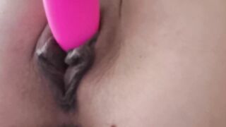 Massive darksome lips teasing my Pink moist cunt