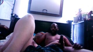 Pawg babysitter gets her taut snatch fingered as that babe strokes cheating bbc