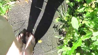 Lick my indecent feets slut!