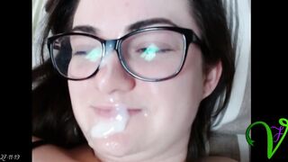 Yet some other giant facial for Ms. Vixen