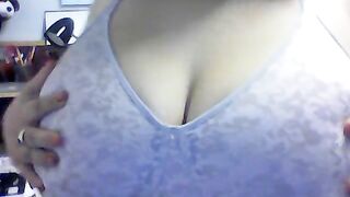 Large Melons, Tiny Brassiere (SHORT) 10 views and I take the brassiere off!!!!