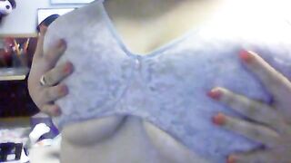 Large Melons, Tiny Brassiere (SHORT) 10 views and I take the brassiere off!!!!