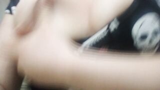 Playing with my large mother i'd like to fuck boobs