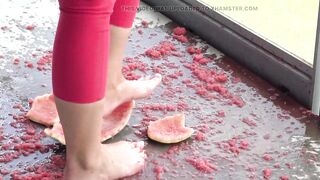 Watermelon feeding!