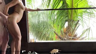 stranger discharges cum into my snatch shower bang on paradise island
