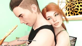 Dan Slips Dong Between Saga’s Massive Breasts Then Creampies Her Constricted Booty
