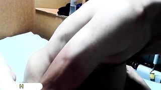 Close up of homo bareback sex