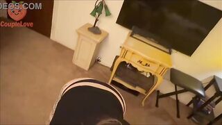 Late Night with stepMom - Footjob Oral-job Cum on Melons Finish