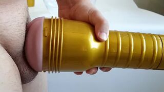 Domácí zkoušení umělé vagíny Fleshlight STU