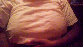 Thick Black shows off her large natural melons