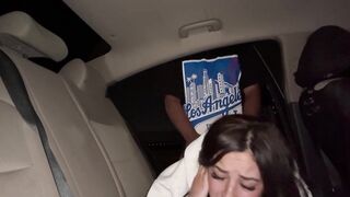 A quickie in the backseat