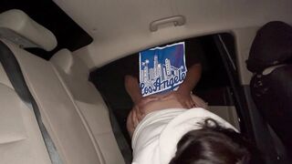 A quickie in the backseat