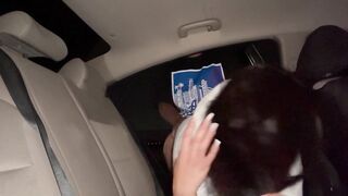 A quickie in the backseat