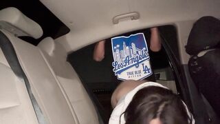 A quickie in the backseat