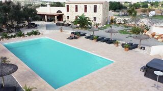 All alone by the pool in Mallorca, that babe gets indeed concupiscent and rubs lube into her juicy cunt in advance of pushing the sex tool into her large, moist gap.