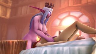 Autumn Evening Craving - World of Warcraft Futanari x futanari