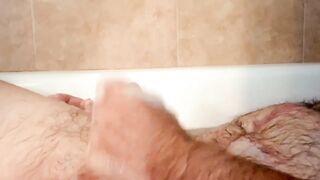 Wanking my dong and cumming