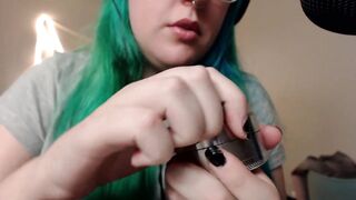 ASMR joint rolling by pear